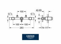 GROHE EMPOTRADO LAVABO MURAL